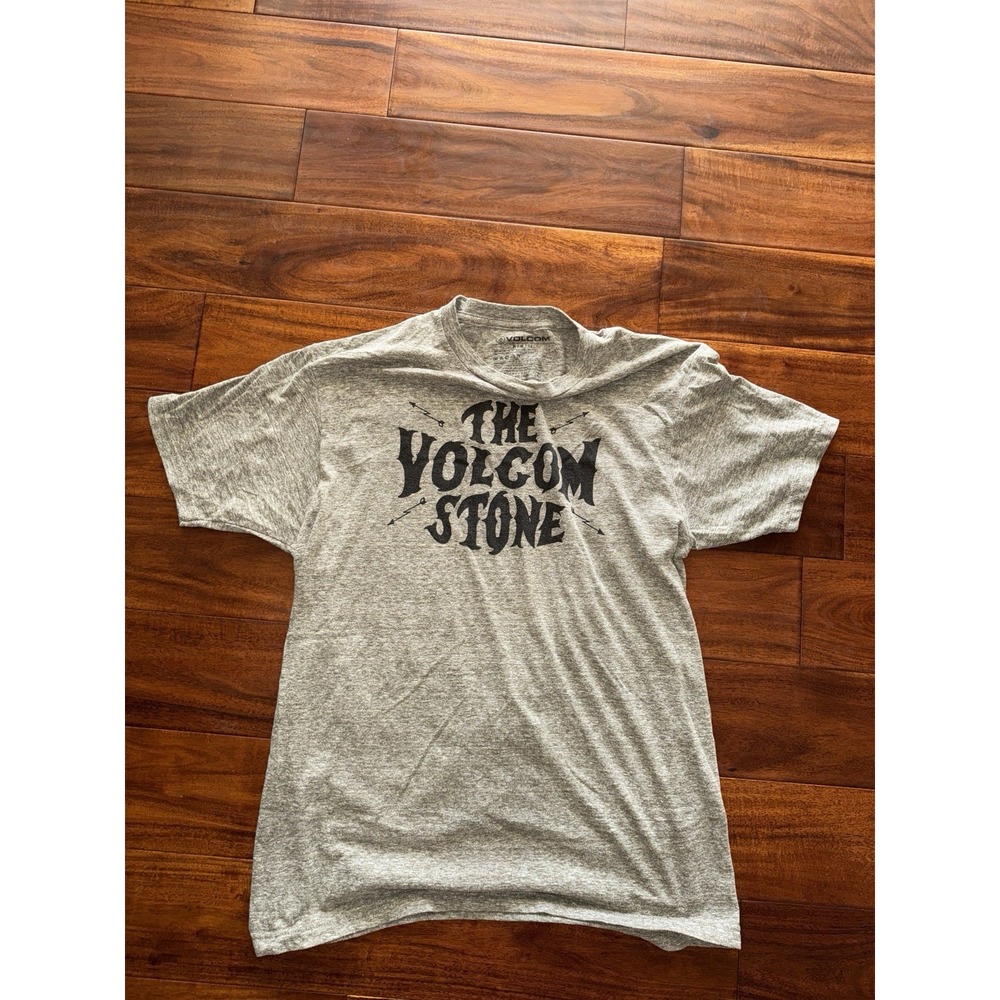 Volcom The Volcom Stone Graphic T Shirt Men's M Medium Gray Cotton Blend